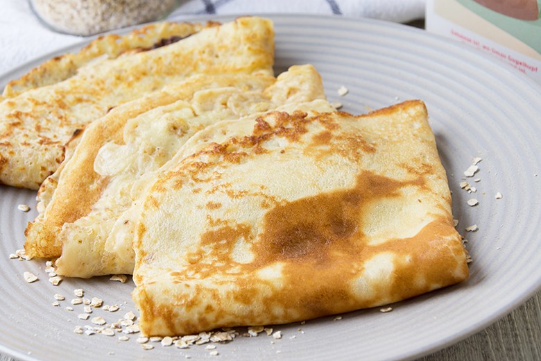 Einfacher Hafer-Pfannkuchen