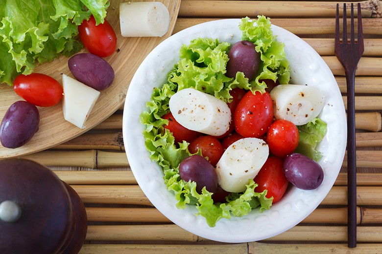 Salat mit Palmenherzen