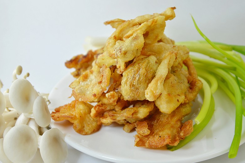 Frittierte Austernpilze