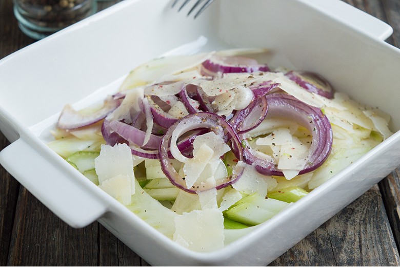 Fenchelsalat mit Parmesan