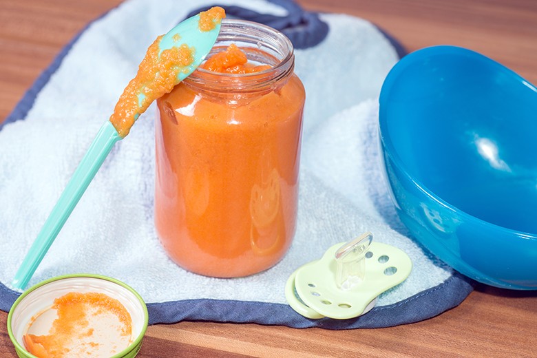 Möhrenbrei für Babys