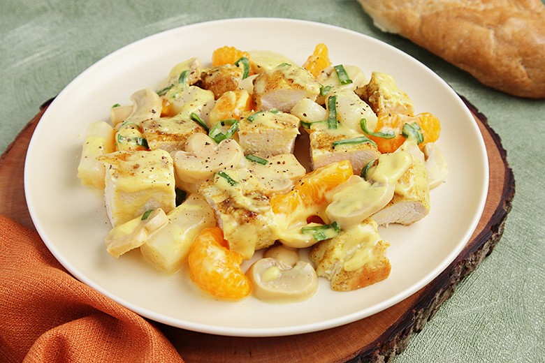 Geflügelsalat mit Mayonnaise