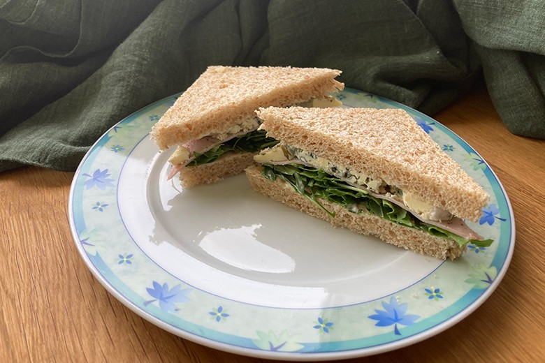 Clubsandwiches mit Rucola
