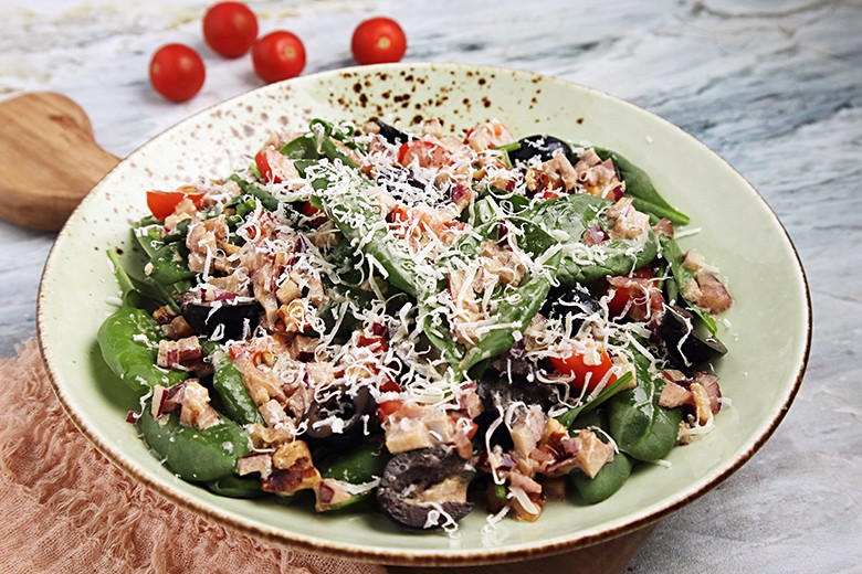 Einfacher Pizza-Salat