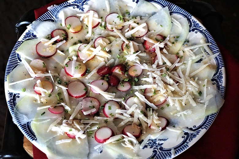 Kohlrabi-Carpaccio