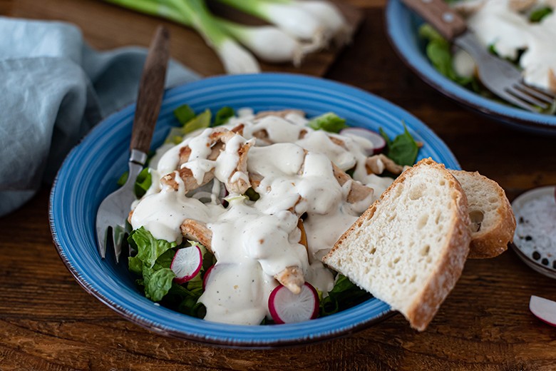 Geflügelsalat mit Joghurt