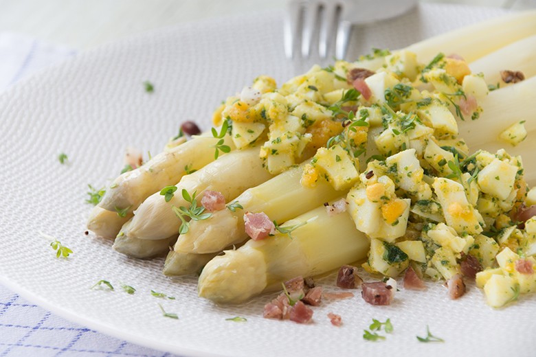 Französischer Spargelsalat