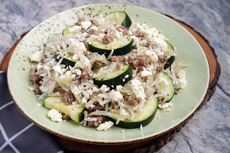 Reis-Zucchini-Pfanne