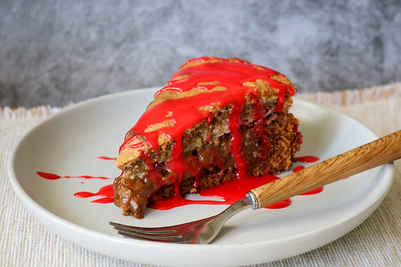 Kirschkuchen mit Kirschguss
