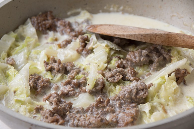 Wirsinggemüse mit Hackfleisch