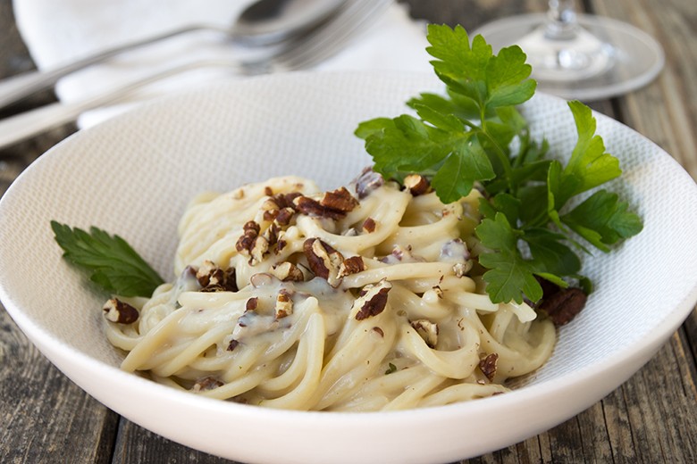 Pasta mit Gorgonzola-Soße