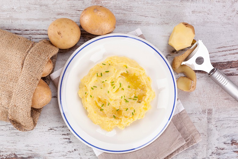 Kartoffelbrei mit Hafermilch