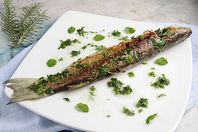 Gegrillte Meeräschen
