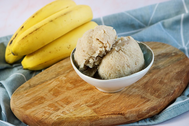 Cremiges Bananeneis