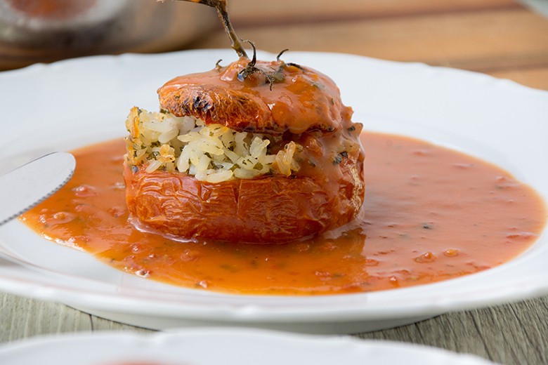 Gefüllte Tomaten aus dem Ofen