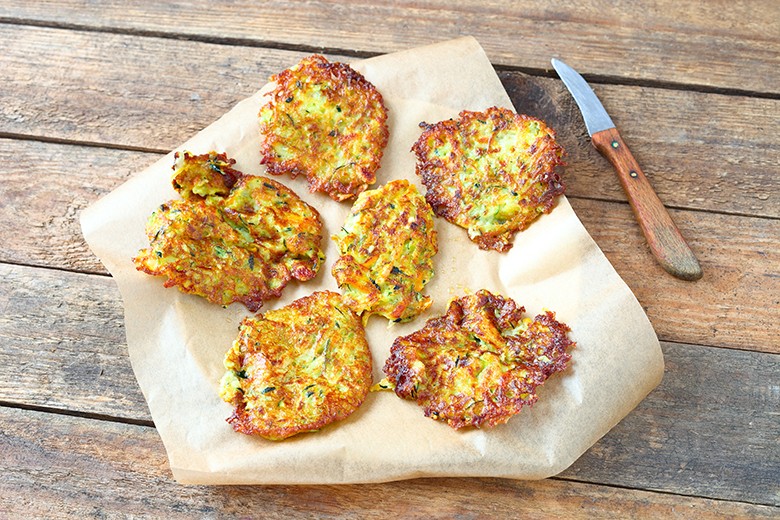Zucchinipuffer mit Kartoffeln