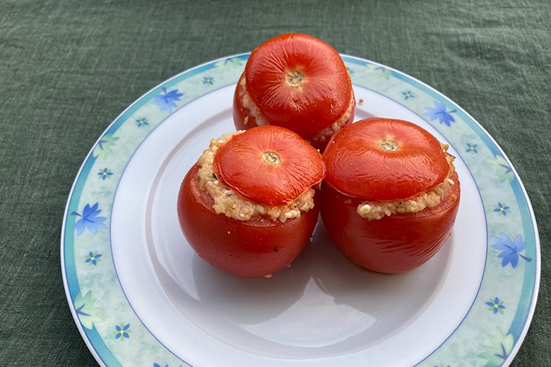 Gefüllte Tomaten vom Grill