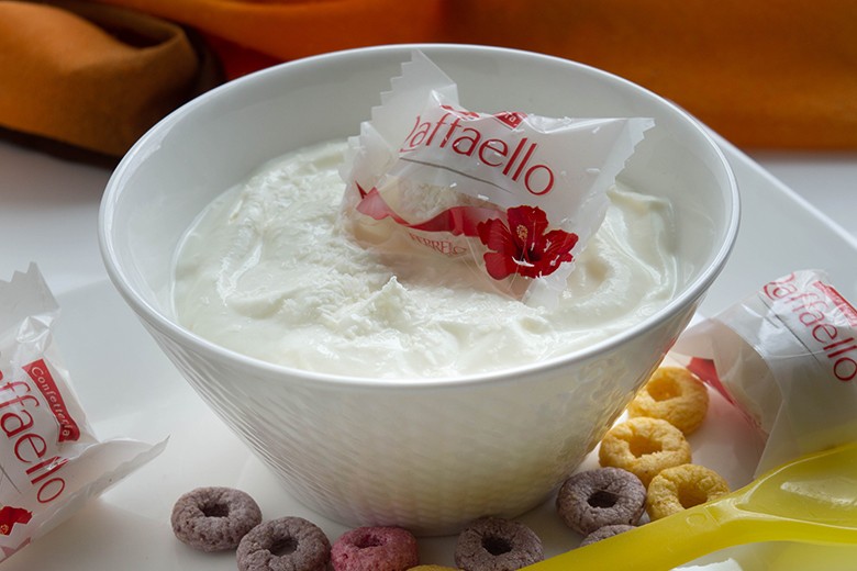 Raffaello® Creme mit Ananas