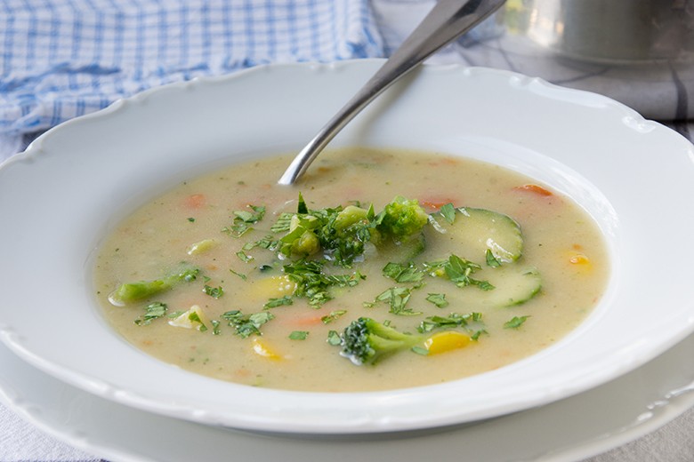 Gemüsecremesuppe