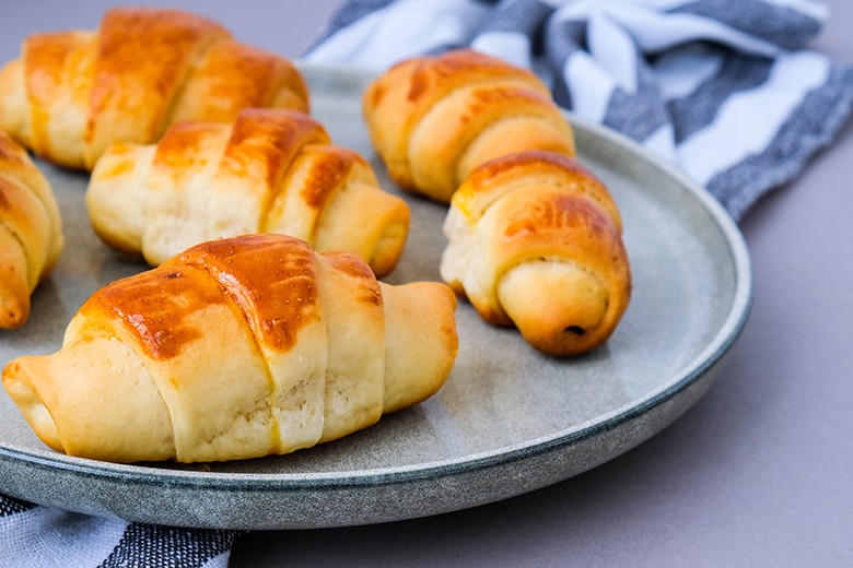 Gerollte Brötchen