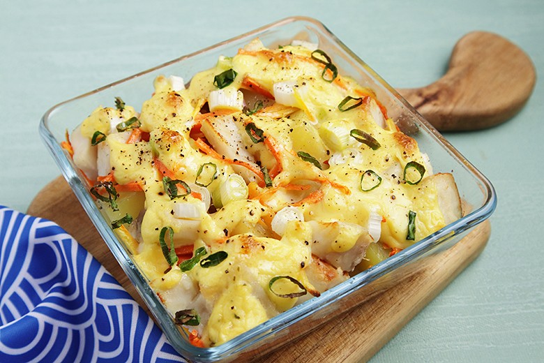 Fischragout mit Kartoffeln