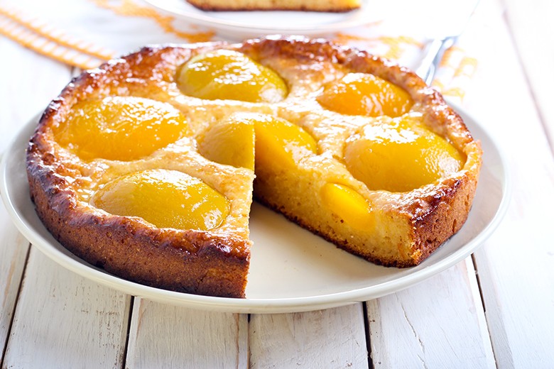 Pfirsich-Rührkuchen