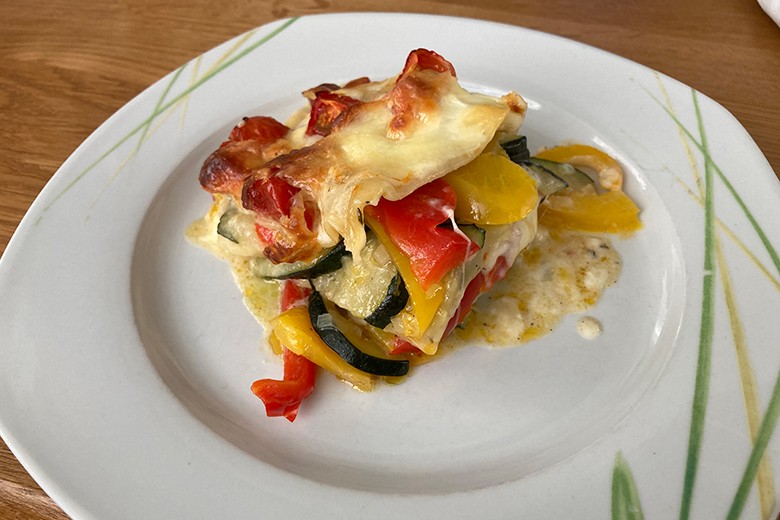 Gemüselasagne mit Zucchini