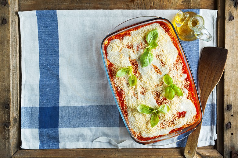 Gemüselasagne mit Tomatensauce