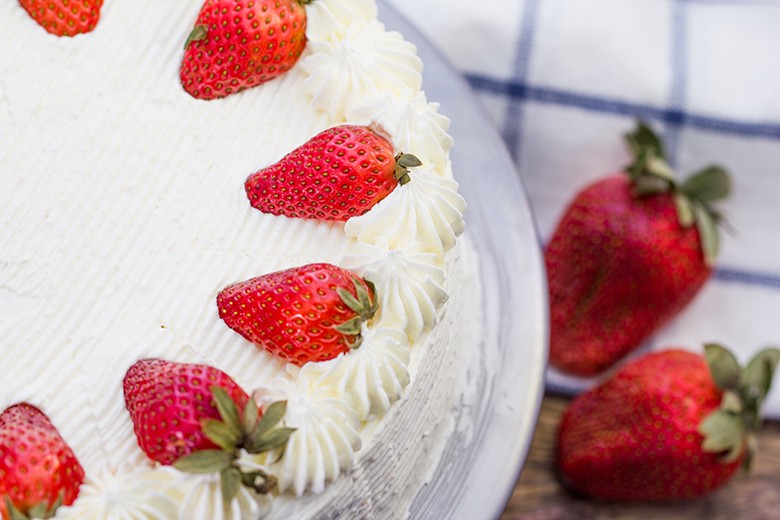 Erdbeer-Sahne-Torte