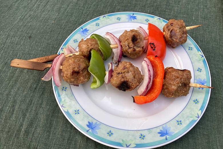 Hackfleisch-Spieße