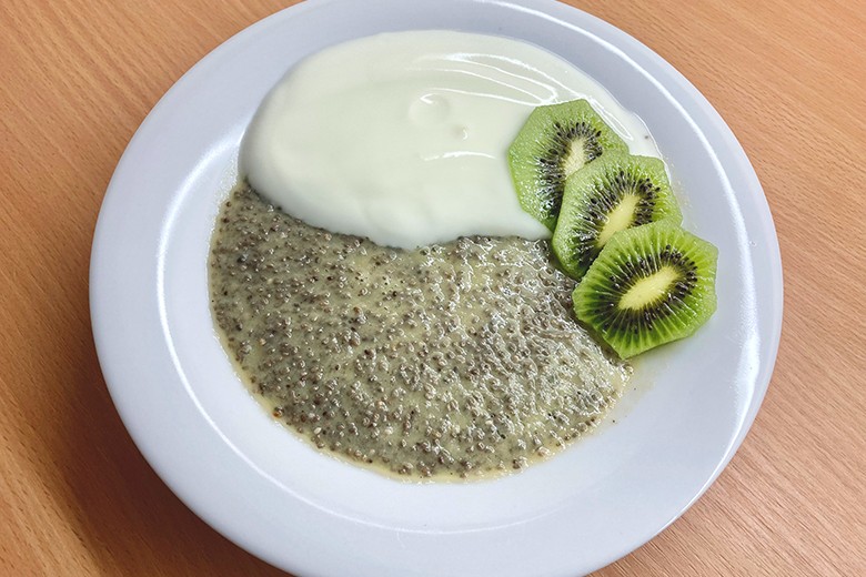 Chia-Pudding mit Hafermilch