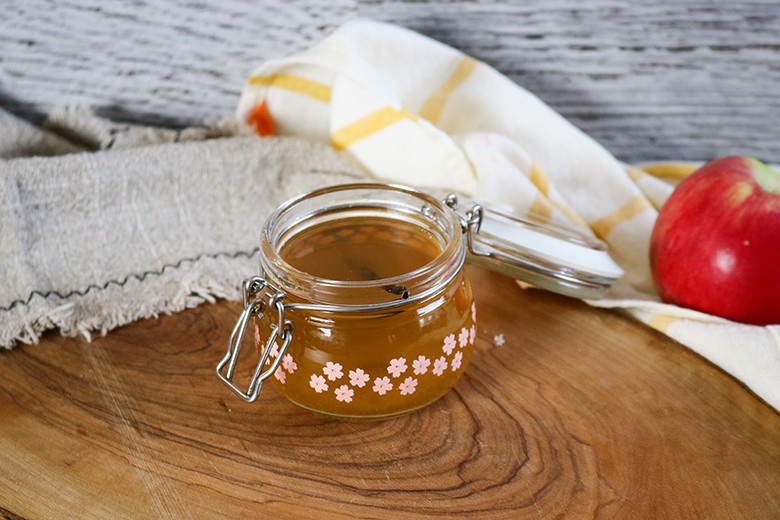 Apfelgelee mit Agar-Agar