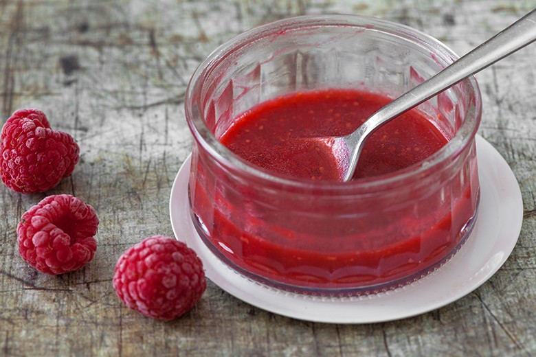 Himbeerdressing mit Senf