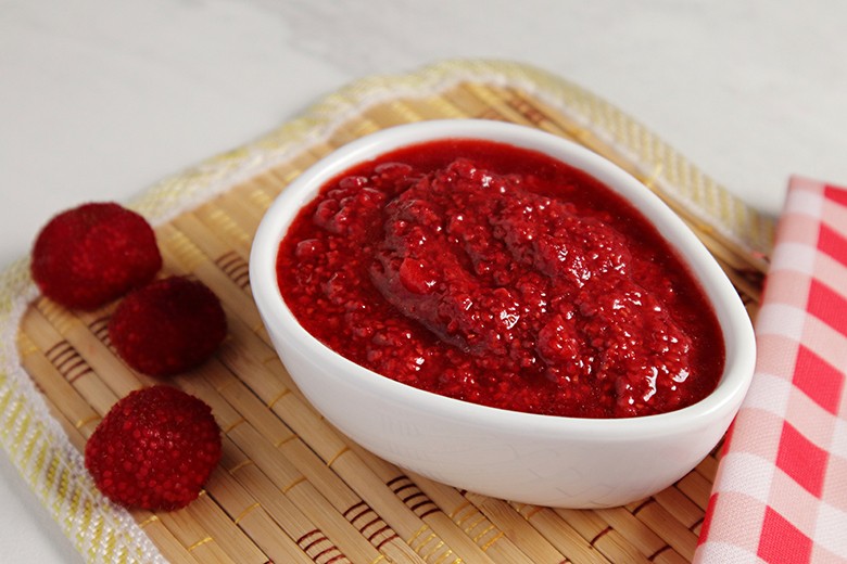 Himbeerdressing mit Honig