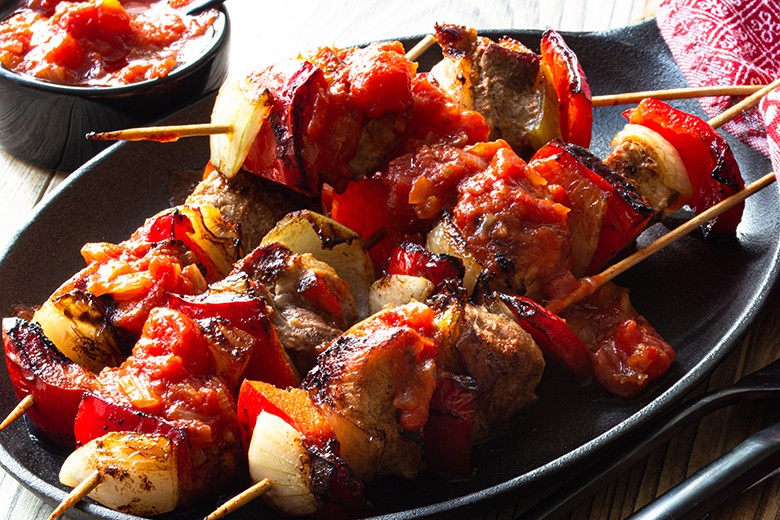 Gegrillter Schaschlik