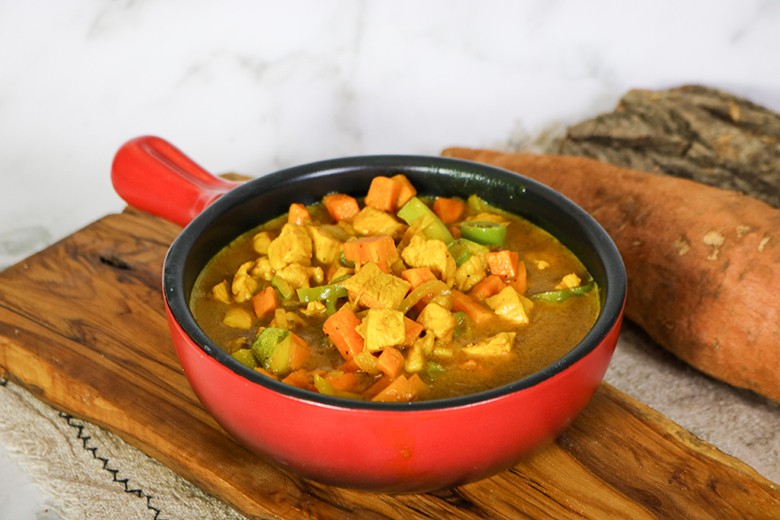Hähnchen-Süßkartoffel-Curry