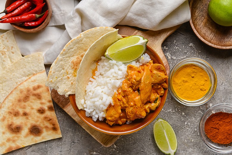 Kokos-Puten-Curry