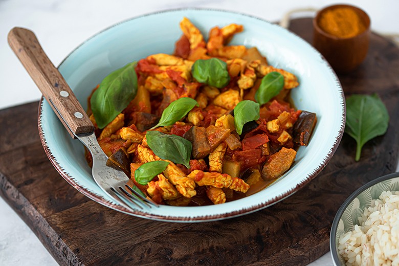 Putencurry mit Mango