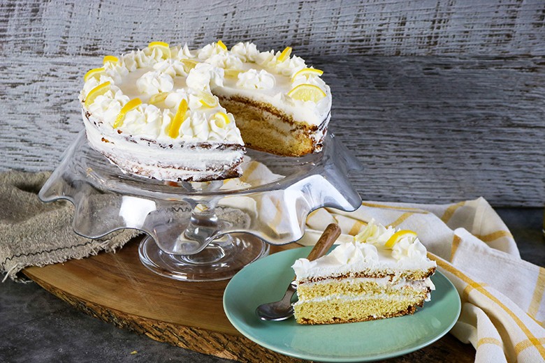 Zitronentorte mit Mascarpone