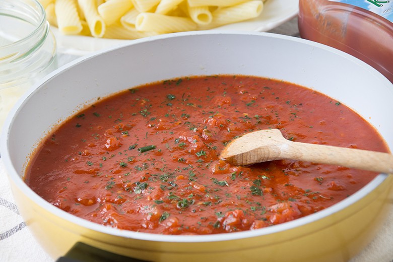 Tomatensoße aus Ketchup