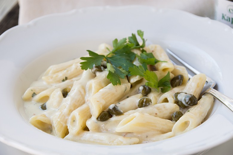Sahnesauce mit Kapern