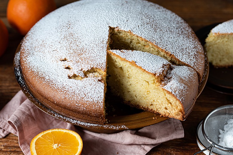 Orangenkuchen mit Quark