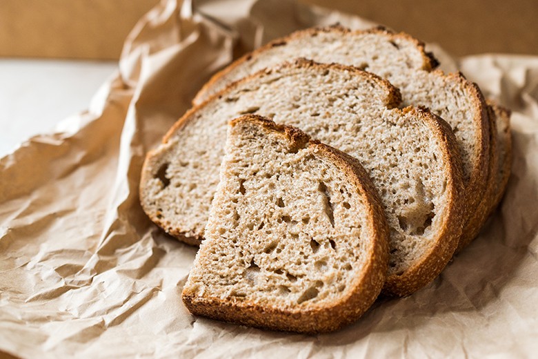 Weizenbrot mit Sauerteig
