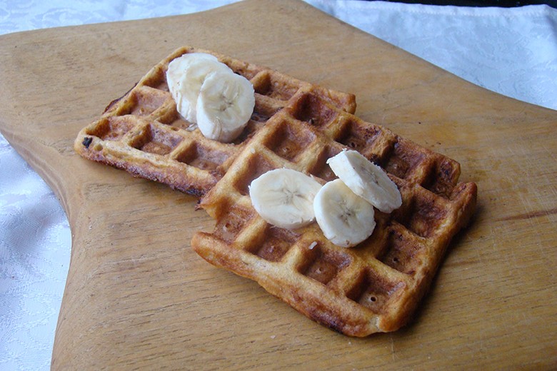 Bananenwaffeln für Babys