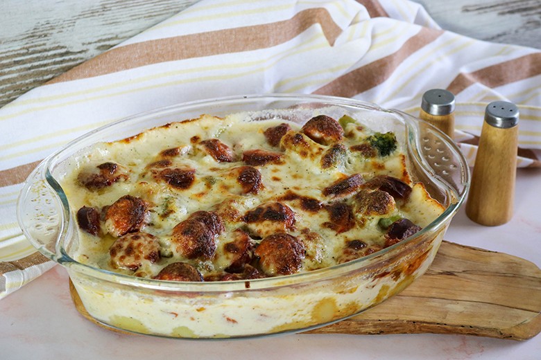 Gnocchi-Brokkoli Auflauf