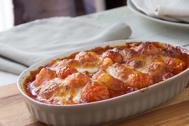 Gnocchi-Tomaten Auflauf
