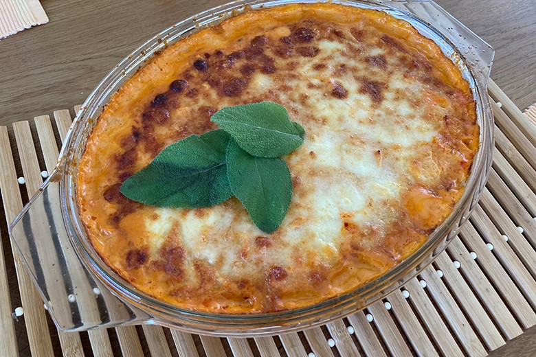 Kürbis-Gnocchi-Auflauf
