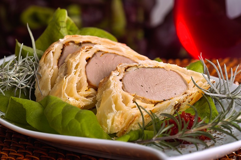 Schweinefilet im Blätterteig