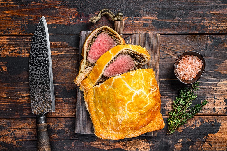 Rinderfilet Wellington im Blätterteigmantel