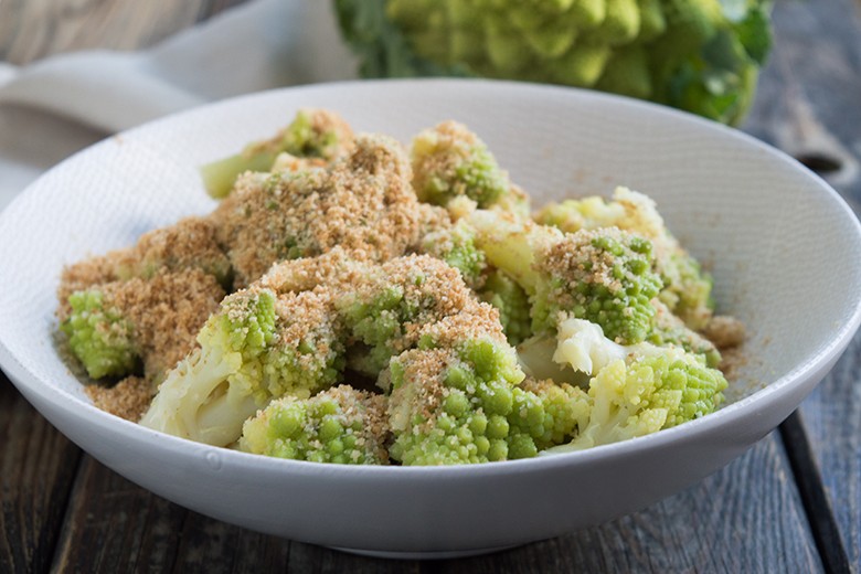 Romanesco in Butterbröseln